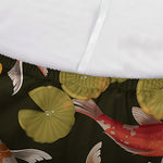 Koi Carp And Lotus Pattern Print Sofa Cover