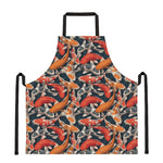 Koi Carp Pattern Print Apron