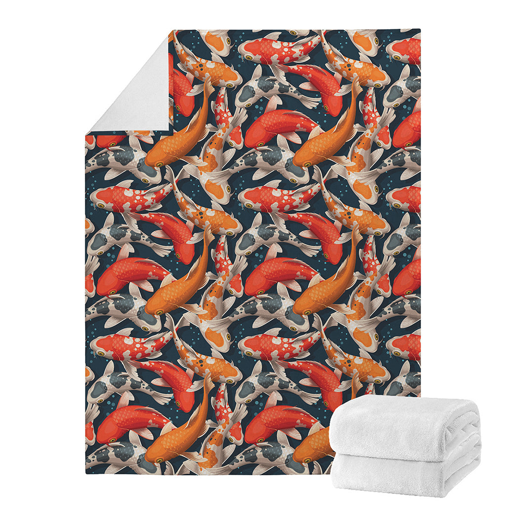 Koi Carp Pattern Print Blanket