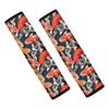 Koi Carp Pattern Print Car Seat Belt Covers