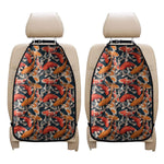 Koi Carp Pattern Print Car Seat Organizers