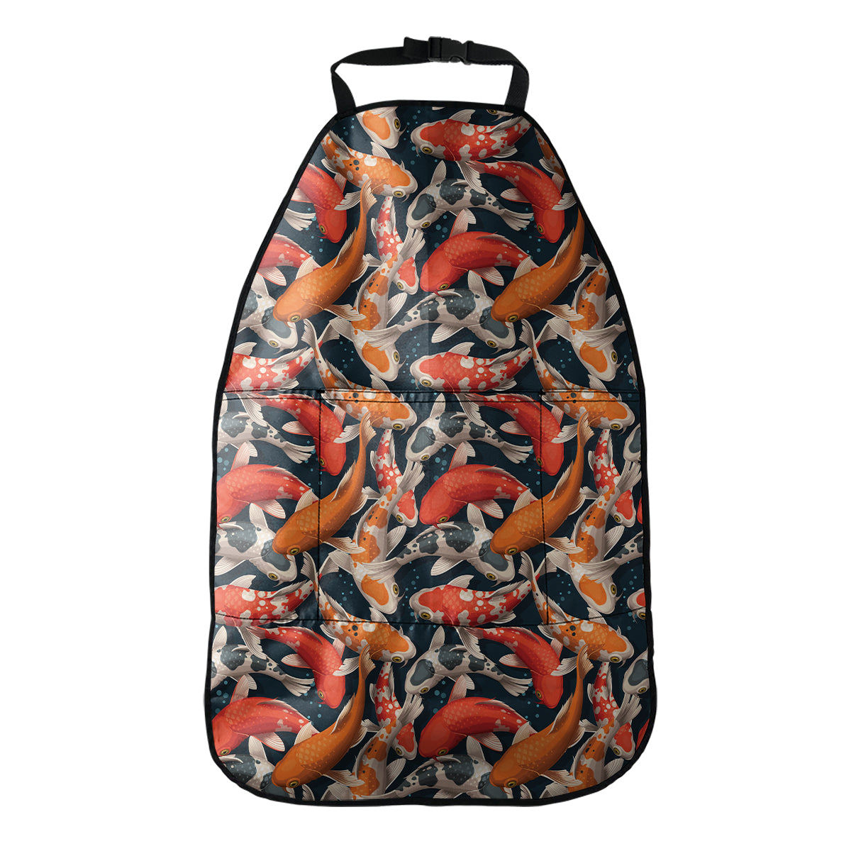 Koi Carp Pattern Print Car Seat Organizers