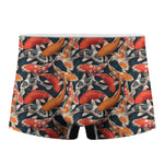 Koi Carp Pattern Print Men's Boxer Briefs