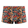 Koi Carp Pattern Print Men's Boxer Briefs