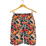 Koi Carp Pattern Print Men's Shorts