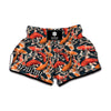 Koi Carp Pattern Print Muay Thai Boxing Shorts