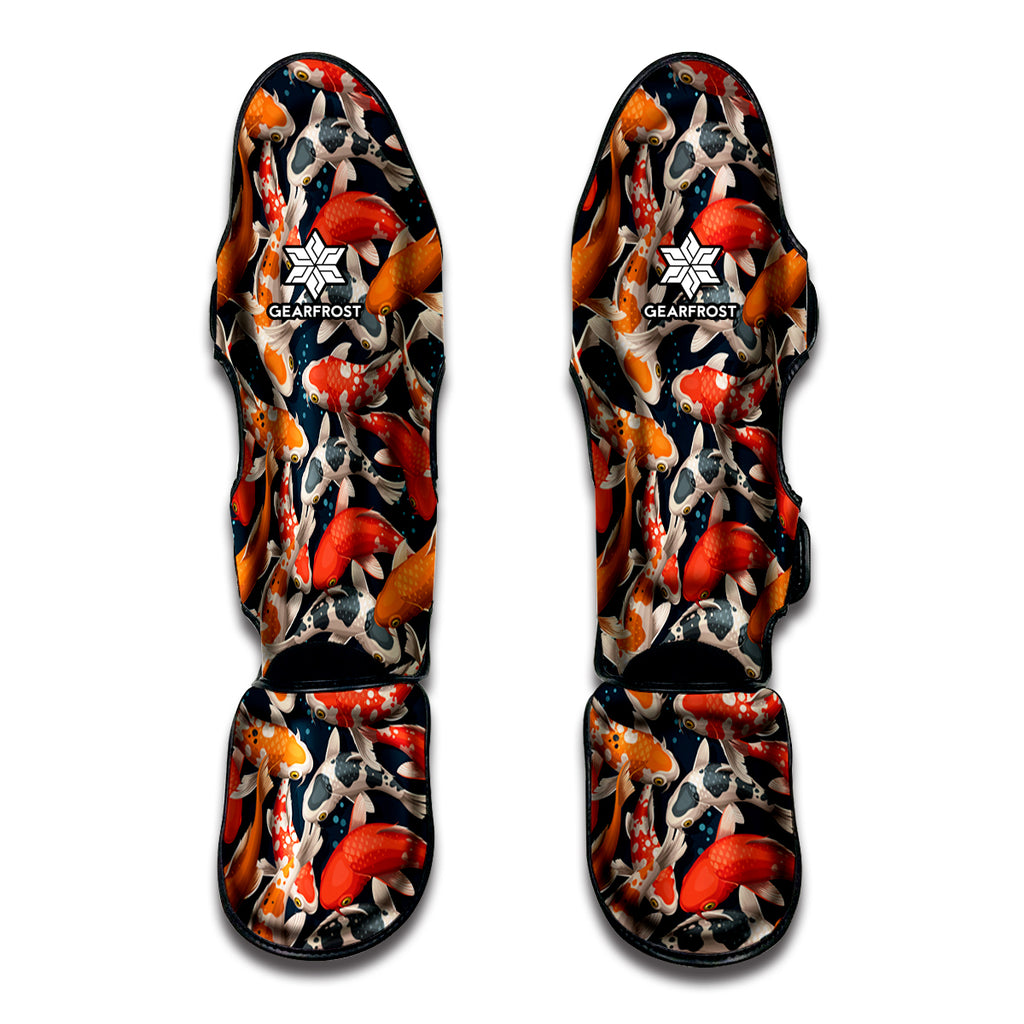 Koi Carp Pattern Print Muay Thai Shin Guard