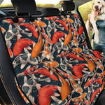 Koi Carp Pattern Print Pet Car Back Seat Cover