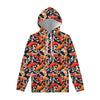 Koi Carp Pattern Print Pullover Hoodie