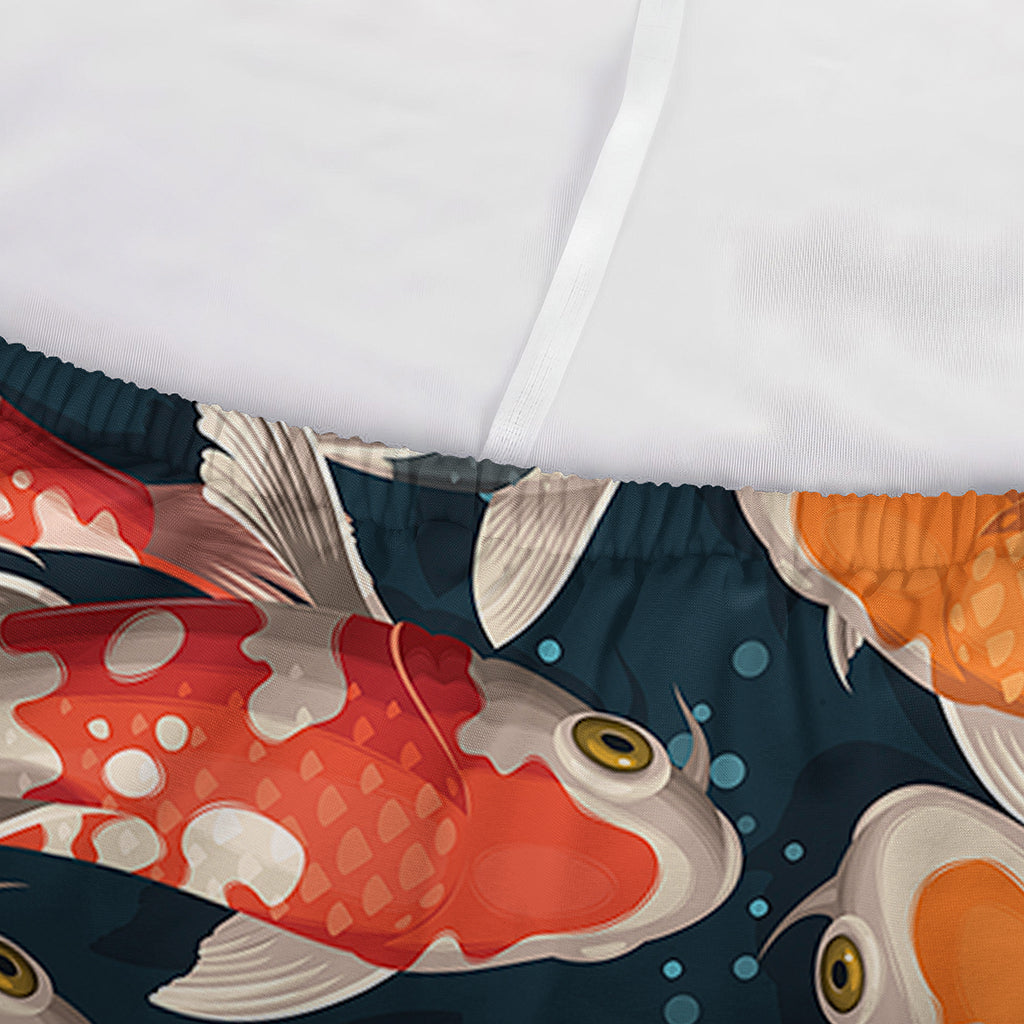 Koi Carp Pattern Print Sofa Cover