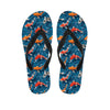 Koi Fish Pattern Print Flip Flops