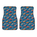 Koi Fish Pattern Print Front Car Floor Mats