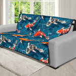 Koi Fish Pattern Print Futon Protector