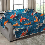 Koi Fish Pattern Print Loveseat Protector