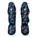 Koi Fish Pattern Print Muay Thai Shin Guards