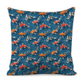 Koi Fish Pattern Print Pillow Cover