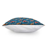 Koi Fish Pattern Print Pillow Cover