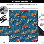 Koi Fish Pattern Print Sofa Protector