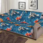 Koi Fish Pattern Print Sofa Protector