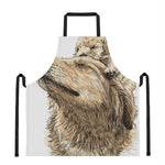 Labrador Retriever And Puppy Print Apron