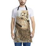 Labrador Retriever And Puppy Print Apron