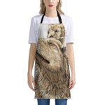 Labrador Retriever And Puppy Print Apron