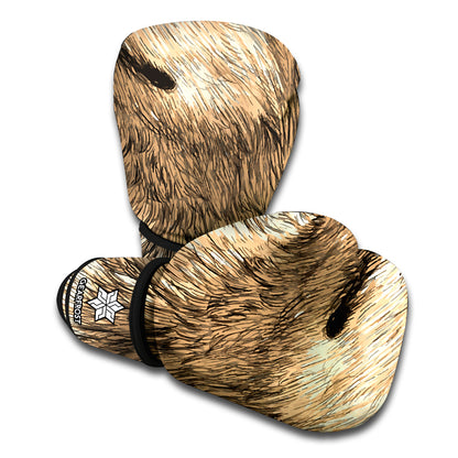 Labrador Retriever And Puppy Print Boxing Gloves