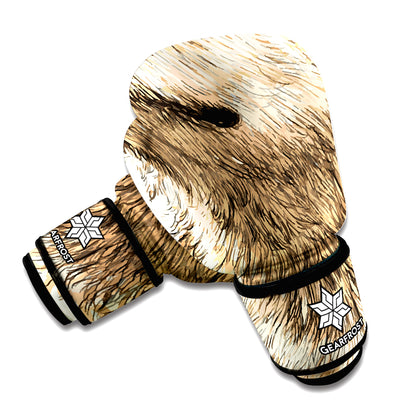 Labrador Retriever And Puppy Print Boxing Gloves