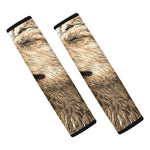 Labrador Retriever And Puppy Print Car Seat Belt Covers