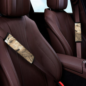 Labrador Retriever And Puppy Print Car Seat Belt Covers