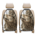 Labrador Retriever And Puppy Print Car Seat Organizers