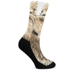 Labrador Retriever And Puppy Print Crew Socks