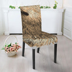 Labrador Retriever And Puppy Print Dining Chair Slipcover