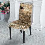 Labrador Retriever And Puppy Print Dining Chair Slipcover