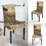 Labrador Retriever And Puppy Print Dining Chair Slipcover