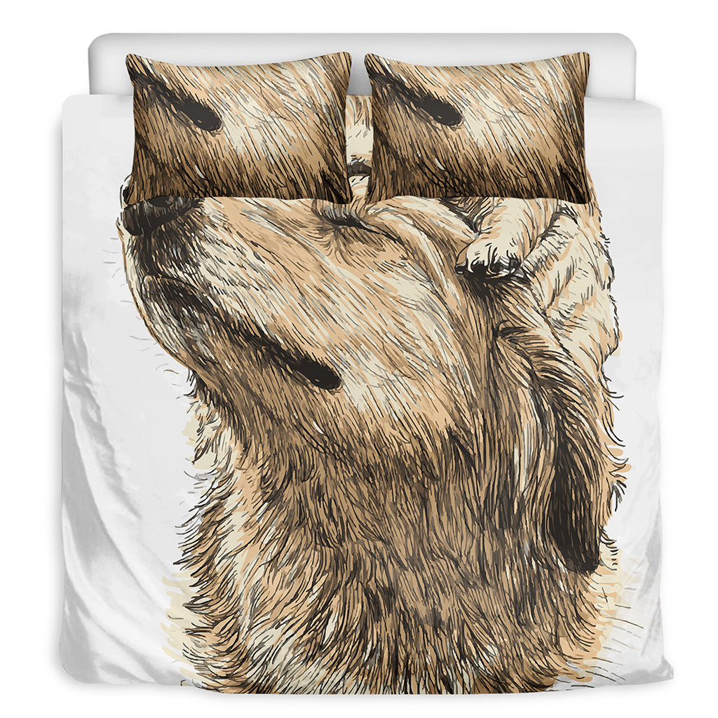 Labrador Retriever And Puppy Print Duvet Cover Bedding Set