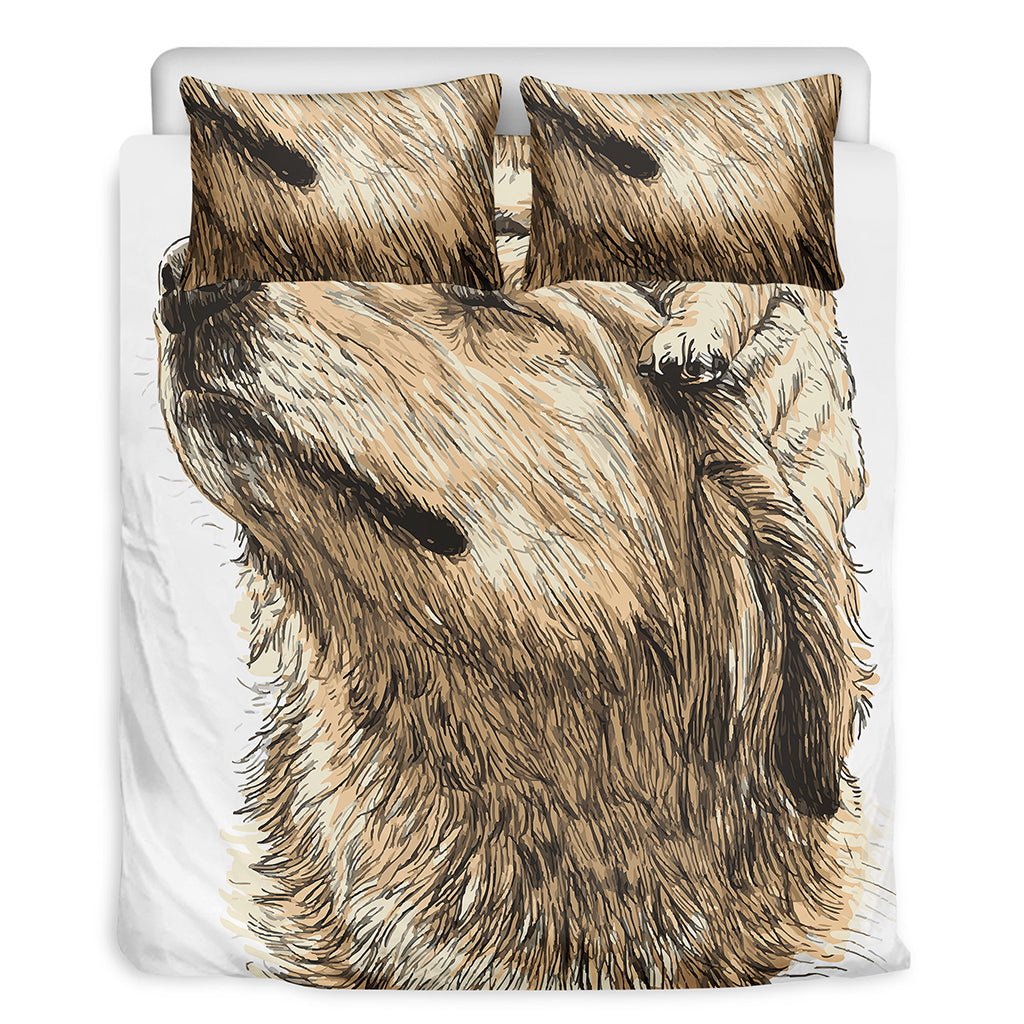 Labrador Retriever And Puppy Print Duvet Cover Bedding Set
