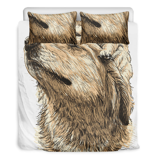 Labrador Retriever And Puppy Print Duvet Cover Bedding Set