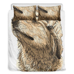 Labrador Retriever And Puppy Print Duvet Cover Bedding Set