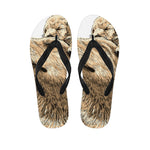 Labrador Retriever And Puppy Print Flip Flops