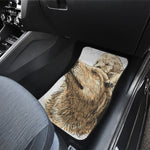 Labrador Retriever And Puppy Print Front Car Floor Mats