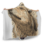 Labrador Retriever And Puppy Print Hooded Blanket