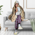 Labrador Retriever And Puppy Print Hooded Blanket