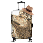 Labrador Retriever And Puppy Print Luggage Cover