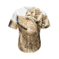 Labrador Retriever And Puppy Print Men's Baseball Jersey