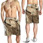 Labrador Retriever And Puppy Print Men's Shorts