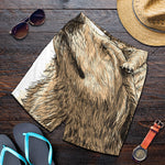 Labrador Retriever And Puppy Print Men's Shorts