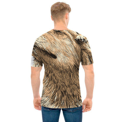 Labrador Retriever And Puppy Print Men's T-Shirt
