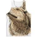 Labrador Retriever And Puppy Print Men's Tank Top