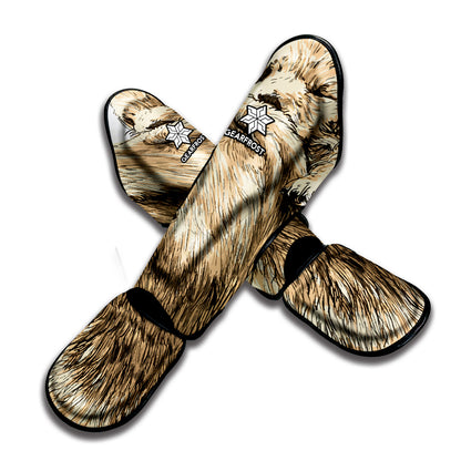 Labrador Retriever And Puppy Print Muay Thai Shin Guard